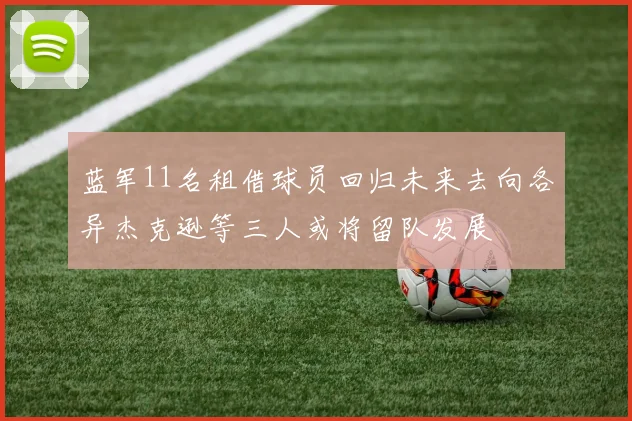 蓝军11名租借球员回归未来去向各异杰克逊等三人或将留队发展